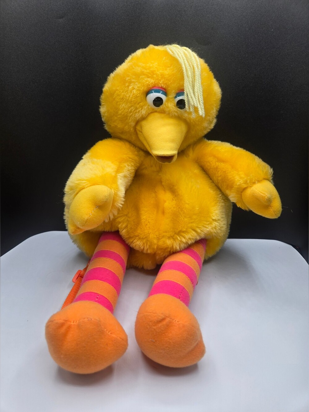 Vintage 1997 Jim Henson Big Bird Backpack Knapsack
